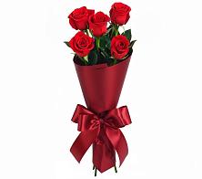 Букет 5 Красных роз Эдлесс Лав в Грицовский