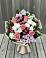 Букет цветов из: Альстромерии, Гвоздики, Розы и Хризантемы в Грицовский
