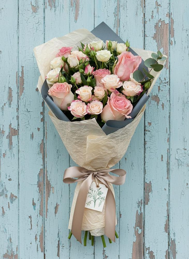 Букет цветов из: Розы в Грицовский