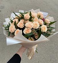 Букет Кремовые розы Латте в Грицовский