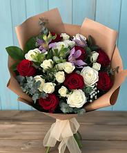 Букет цветов из:  Розы и Альстромерии #REPLACE_PRED# Грицовский