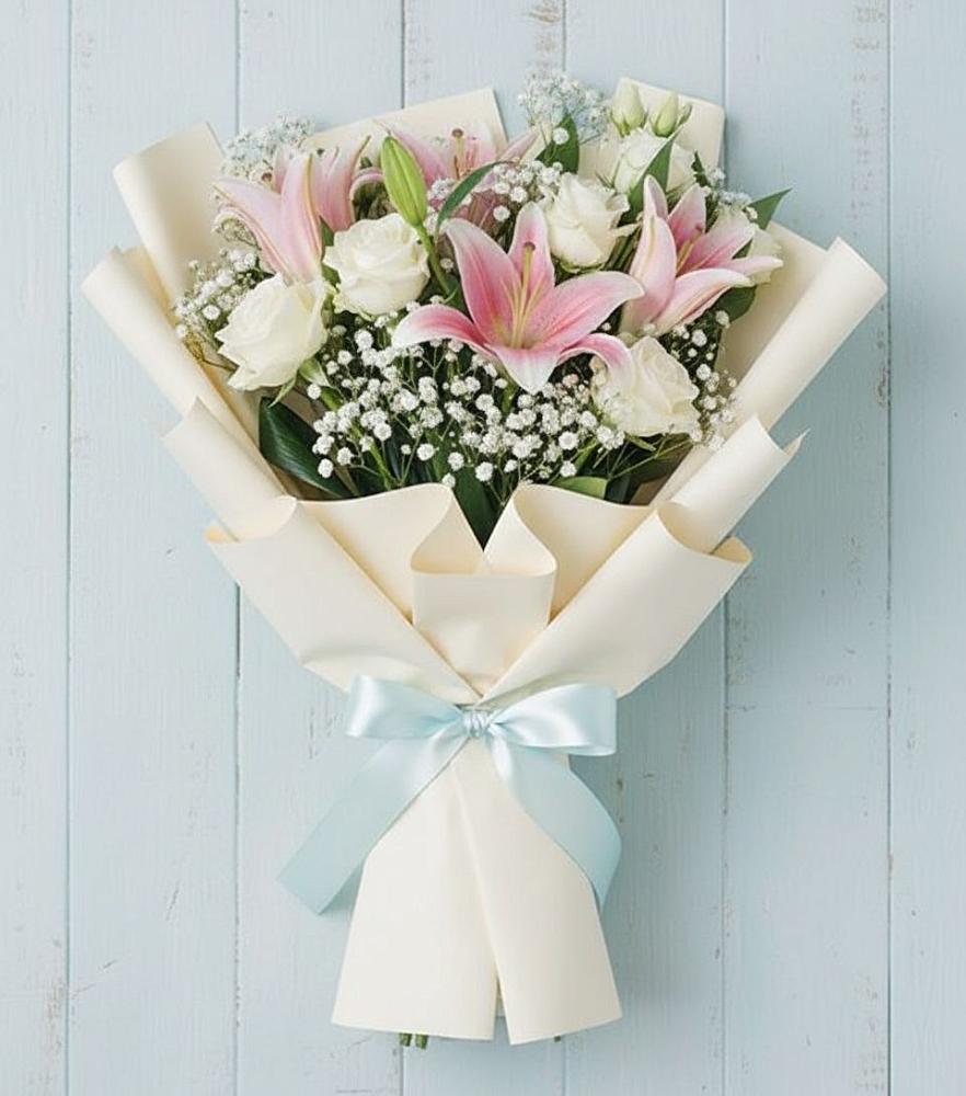 Букет цветов из: Лилии в Грицовский