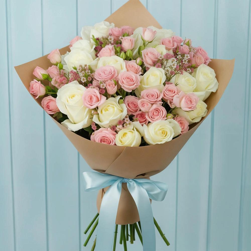 Букет цветов из: Розы в Грицовский