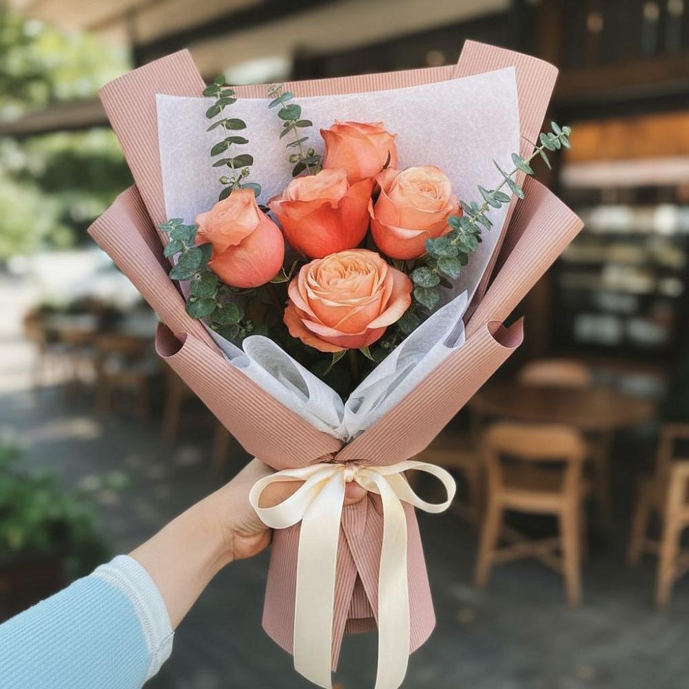 Букет цветов из: Розы в Грицовский