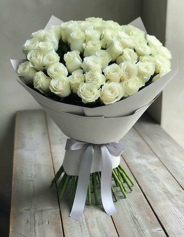Букет 35 Белых роз в Грицовский