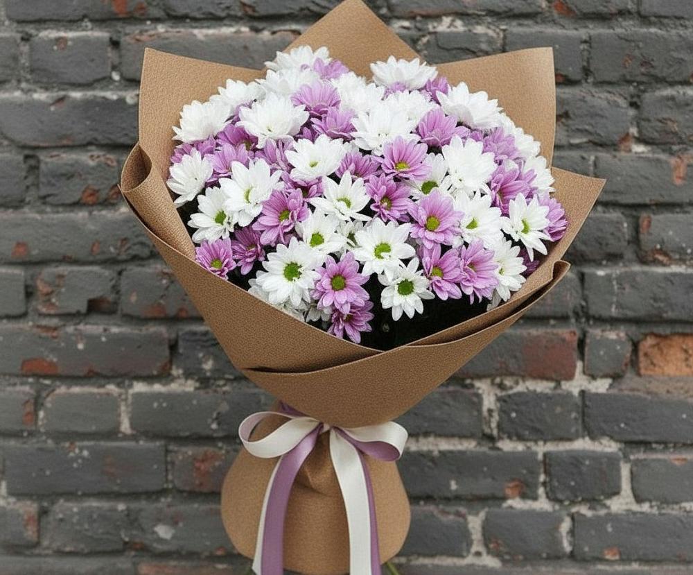 Букет цветов из: Хризантемы в Грицовский