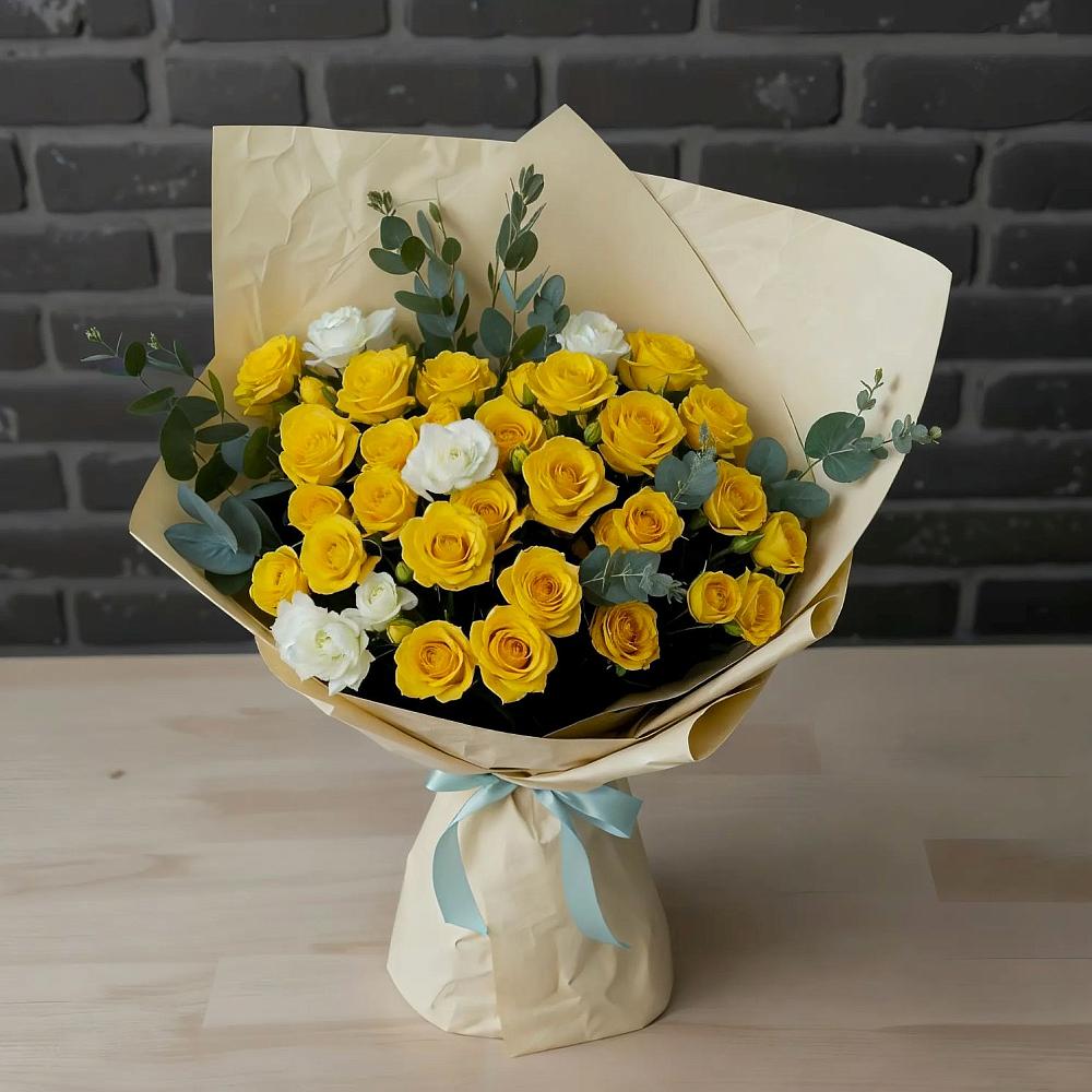 Букет цветов из: Розы в Грицовский