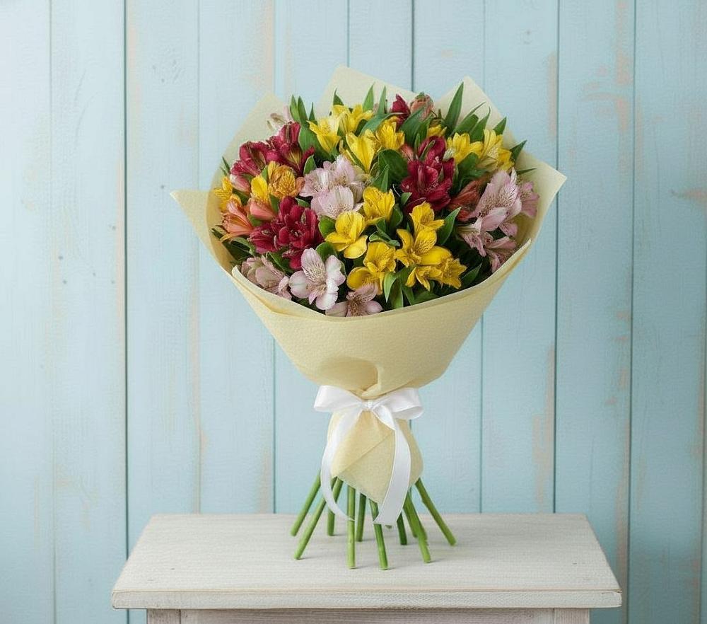 Букет цветов из: Альстромерии в Грицовский