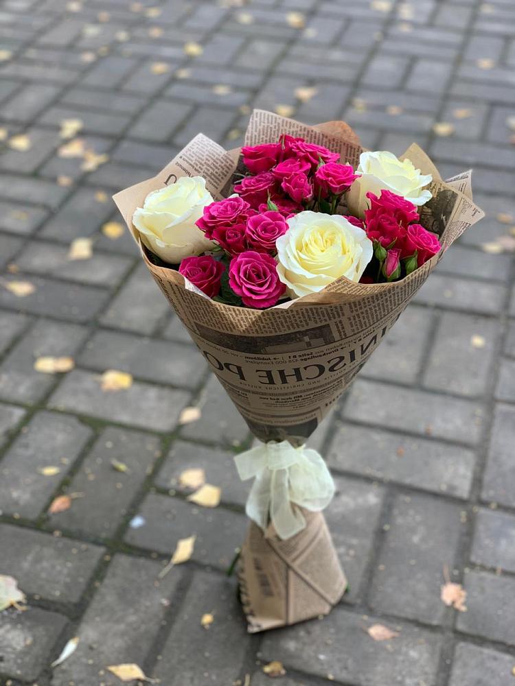 Букет цветов из: Розы в Грицовский