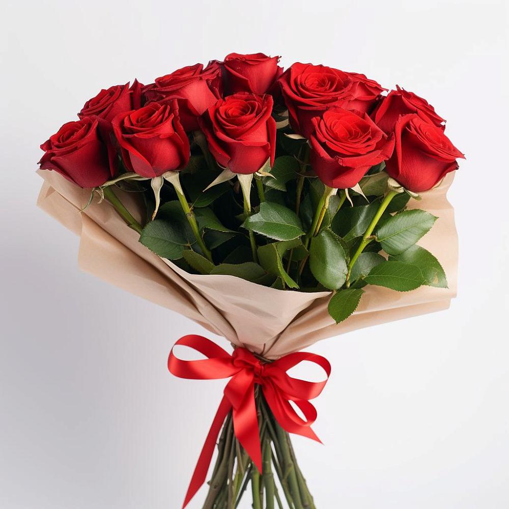 Букет 11 Красных роз Эдлесс Лав в Грицовский